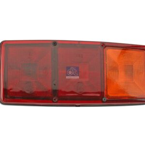 DT Spare Parts 3.32016 Tail lamp, right, without bulbs, Lb: 152 mm, L: 344 mm, H: 147 mm, T: 72 mm, P21W, 12/24 V
