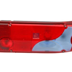 DT Spare Parts 3.32018SP Tail lamp, right, with reverse alarm, 24 V, R5W, Lb: 152 mm, L: 400 mm, H: 160 mm, T: 88.5 mm, PY21W