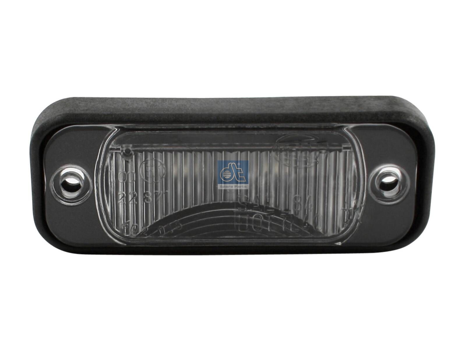 DT Spare Parts 3.32053 License plate lamp, with bulb, 24 V