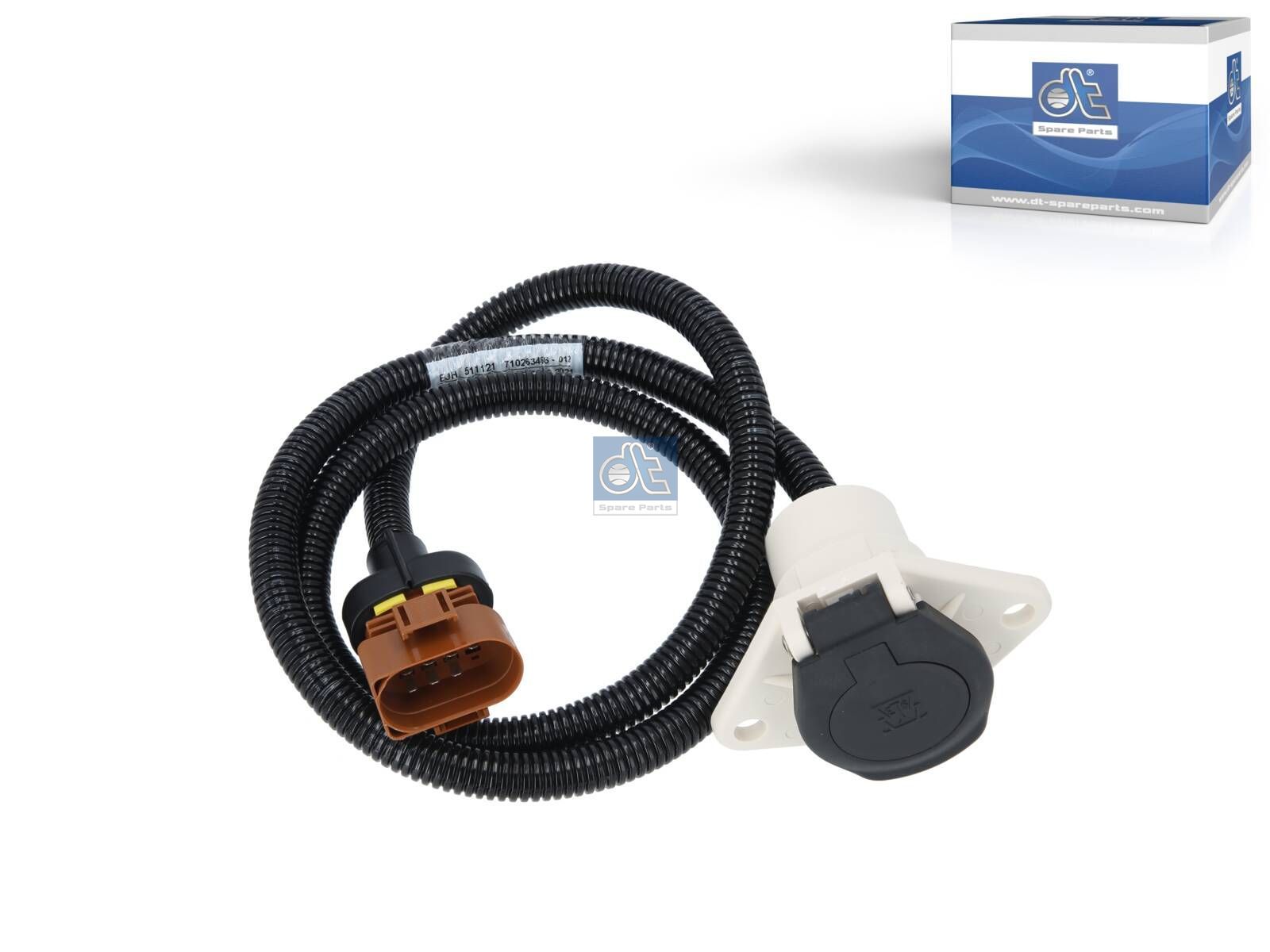 DT Spare Parts 3.32381 Adapter cable, 24 V, L: 1100 mm, Type S, ISO 3731, 7 poles