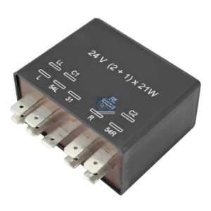 DT Spare Parts 3.33000 Turn signal relay, 24 V, 21 W, (2+1) x 21 W, 9 poles