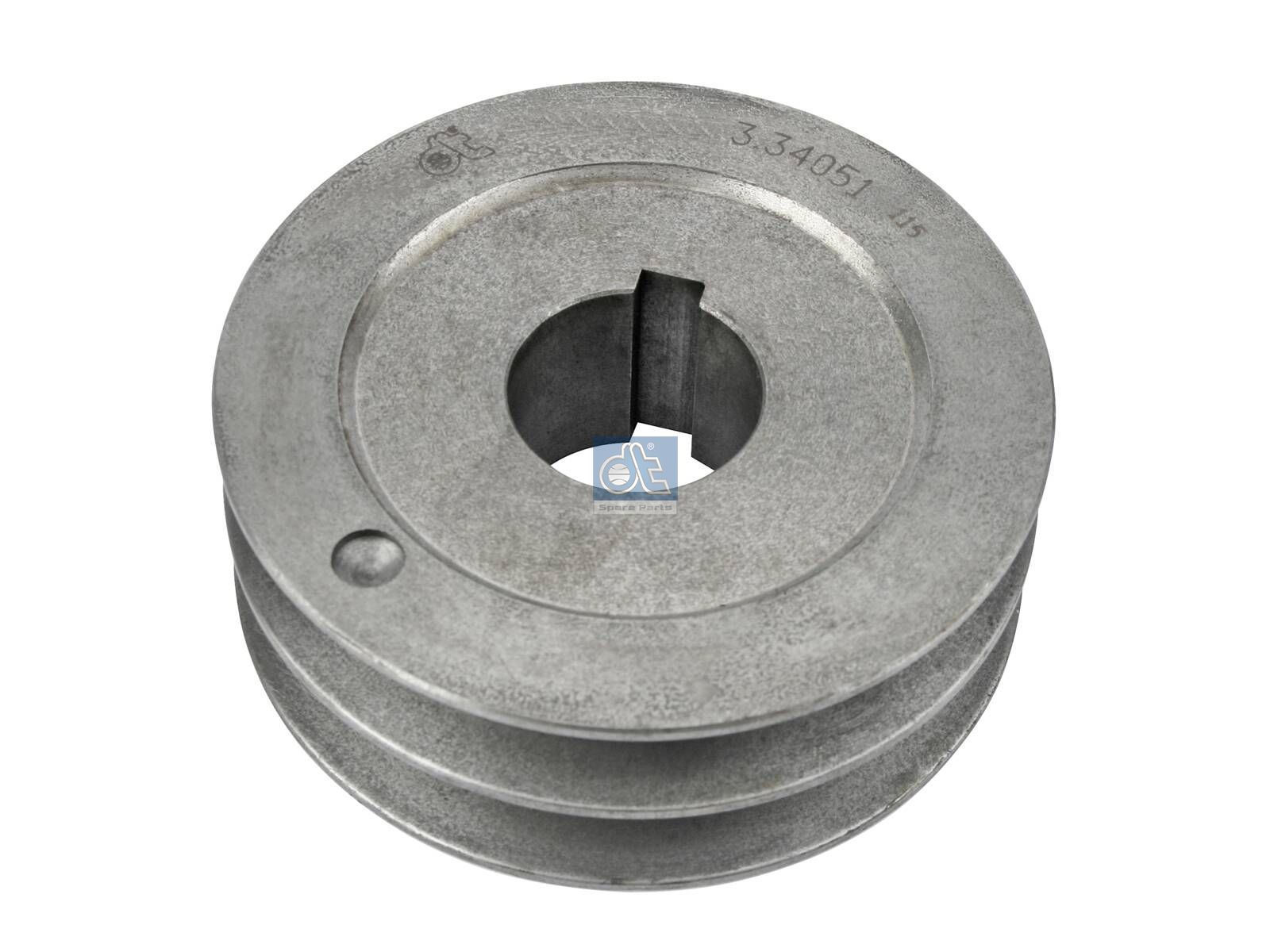 DT Spare Parts 3.34051 Pulley, d: 30 mm, DP: 98 mm, W: 34 mm, 2 grooves