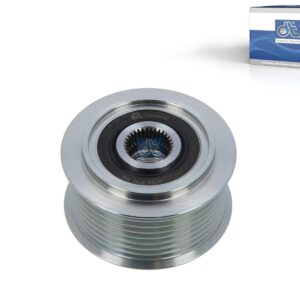 DT Spare Parts 3.34056 Pulley, d: 17 mm, D: 72 mm, M16 x 1,5, DP: 66 mm, W: 38 mm, 8 grooves