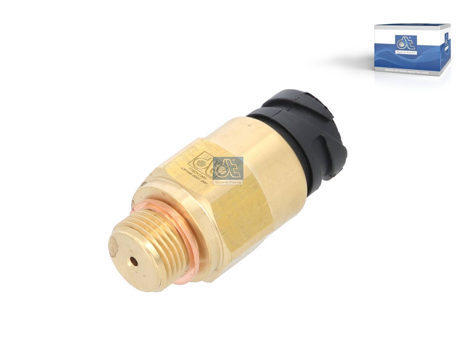 DT Spare Parts 3.37090 Pressure sensor, M18 x 1,5, SW: 27, L: 58.5 mm, SPmax: 6 bar, 3 poles
