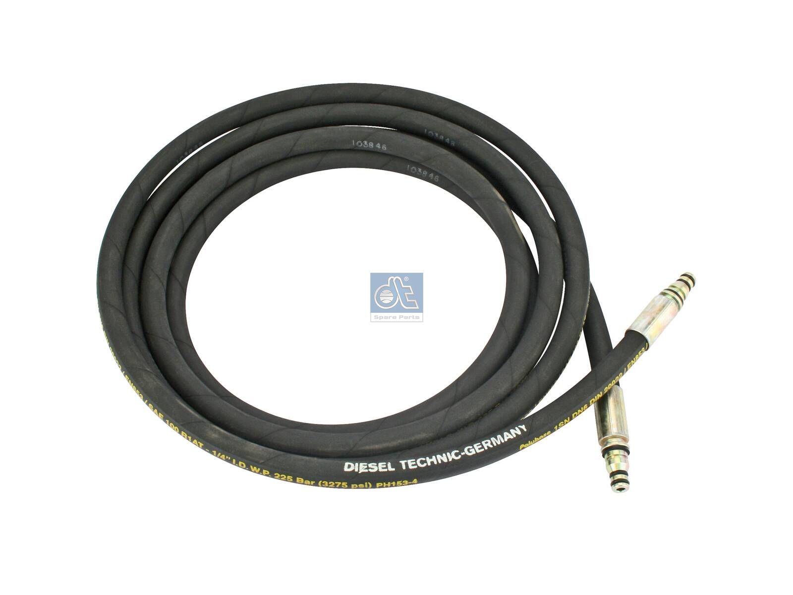 DT Spare Parts 3.42000 Hose line, L: 3720 mm