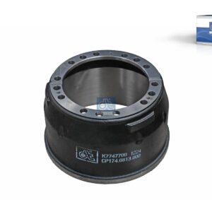 DT Spare Parts 3.62000 Brake drum, D: 410 mm, 10 bores, b: 23 mm, P: 335 mm, d: 298 mm, H: 280 mm, B: 192 mm