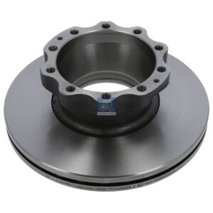 DT Spare Parts 3.62060 Brake disc, D: 335 mm, 10 bores, P: 176 mm, M14 x 1,5, d: 154 mm, H: 118 mm, S: 34 mm, s: 26 mm