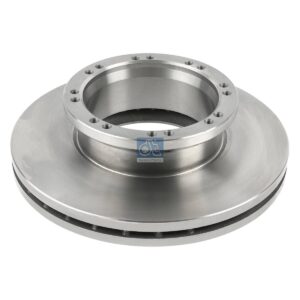 DT Spare Parts 3.62065 Brake disc, D: 432 mm, 16 bores, P: 230 mm, M12 x 1,5, d: 206 mm, H: 119 mm, S: 45 mm, s: 37 mm