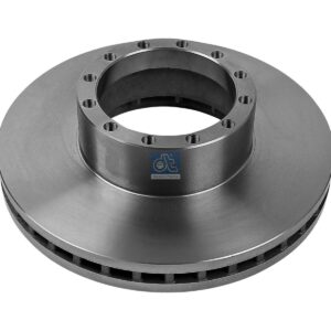 DT Spare Parts 3.62066 Brake disc, D: 410 mm, 12 bores, P: 185 mm, M16 x 1,5, H: 120 mm, S: 48 mm, s: 40 mm