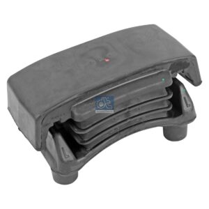 DT Spare Parts 3.65202 Rubber mounting, parabolic suspension, rear axle, left