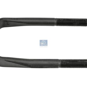 DT Spare Parts 3.66100 U-bolt, r: 10 mm, M18 x 2, LTh: 70 mm, L: 195 mm, w: 92 mm