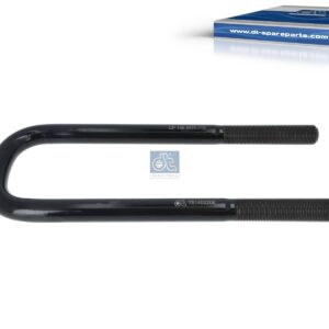 DT Spare Parts 3.66110 U-bolt, r: 31 mm, R: 148 mm, M27 x 2, LTh: 123 mm, L: 390 mm, w: 102.5 mm