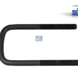 DT Spare Parts 3.66111 U-bolt, r: 16 mm, R: 180 mm, M18 x 2, LTh: 109 mm, L: 209 mm, w: 91.5 mm