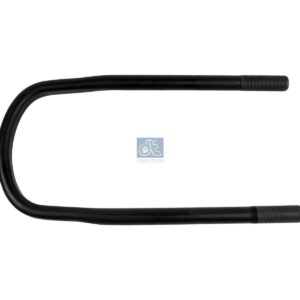 DT Spare Parts 3.66113 U-bolt, r: 44 mm, R: 124 mm, M24 x 2, LTh: 70 mm, L: 390 mm, w: 166 mm, S: 18 mm