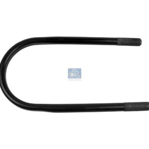 DT Spare Parts 3.66114 U-bolt, R: 85 mm, M24 x 2, LTh: 70 mm, L: 380 mm, w: 170 mm, S: 18 mm