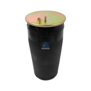 DT Spare Parts 3.66405 Air spring, without piston, d: 130.8 mm, D1: 240 mm, D2: 259 mm, M12 x 1,5, M16 x 1,5, L: 506 mm