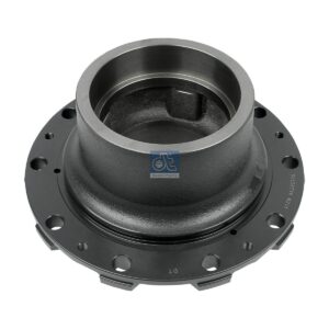 DT Spare Parts 3.67610 Wheel hub, without bearings, d1: 180 mm, d2: 170 mm, D: 369 mm, 10 bores, b: 22 mm, H: 217 mm