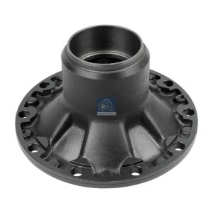 DT Spare Parts 3.67612 Wheel hub, without bearings, d1: 110 mm, d2: 130 mm, D: 369 mm, 10 bores, b: 22 mm, P: 335 mm, M115 x 1,5, H: 209 mm