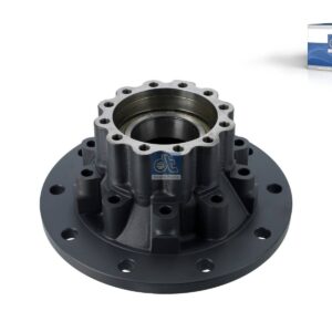 DT Spare Parts 3.67632 Wheel hub, with bearing, without ABS ring, d1: 145 mm, d2: 160 mm, D: 380 mm, 10 bores, b: 22 mm, H: 234 mm