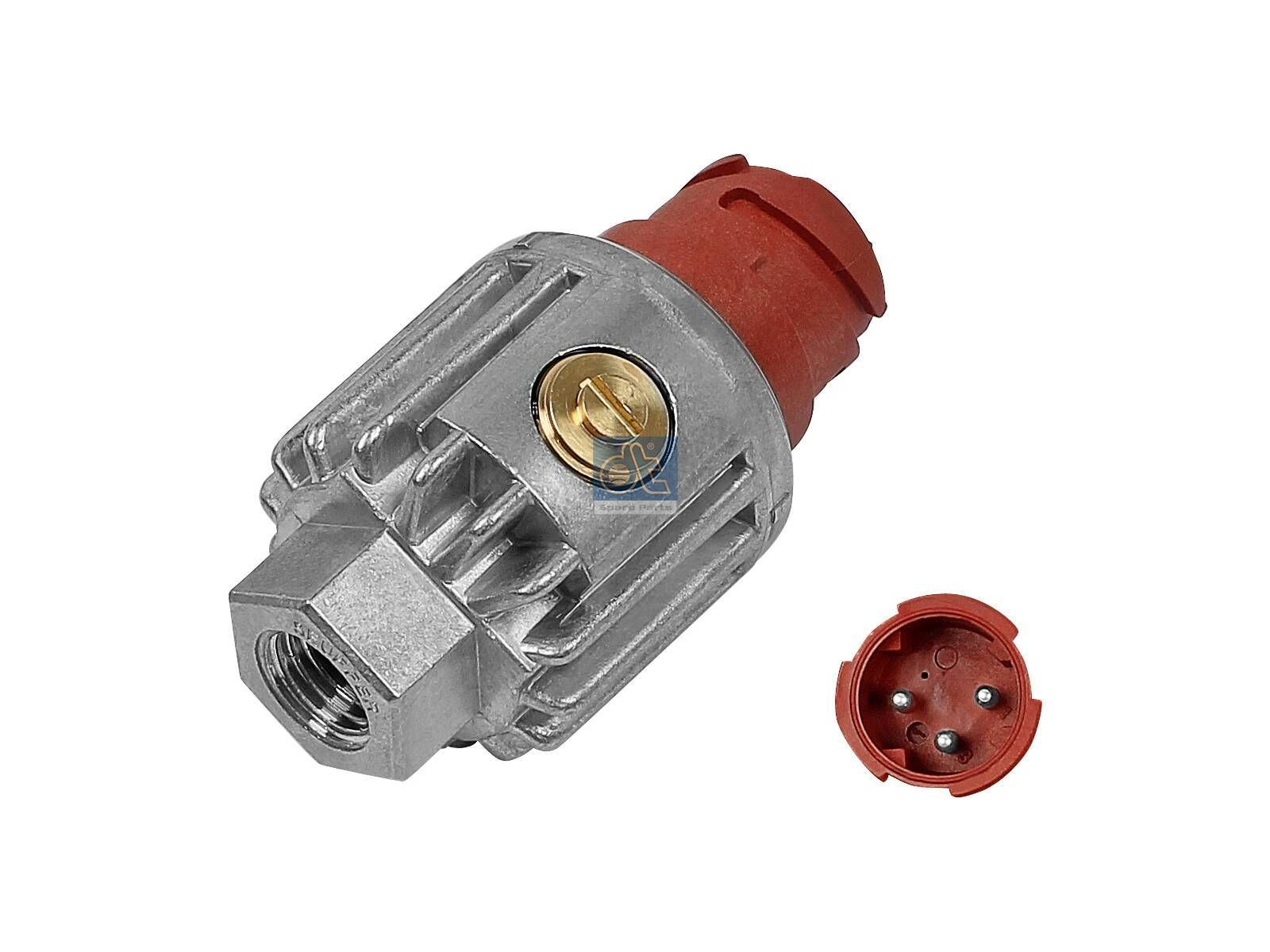 DT Spare Parts 3.70018 Pressure switch, M12 x 1,5, SPmin: 6.1 bar, SPmax: 6.5 bar, 3 poles