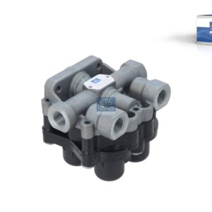 DT Spare Parts 3.72081 4-circuit-protection valve, M16 x 1,5, M22 x 1,5, max. 20 bar, Po21: 6.9 bar, Po22: 6.9 bar, Po23: 7 bar, Po24: 6.9 bar, Pc21: 6 bar, Pc22: 6 bar, Pc23: 6 bar, Pc24: 6 bar