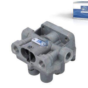 DT Spare Parts 3.72082 4-circuit-protection valve, M16 x 1,5, M22 x 1,5, max. 13 bar, Po21: 6.9 bar, Po22: 6.9 bar, Po23: 7 bar, Po24: 6.9 bar, Pc21: 6.4 bar, Pc22: 6.4 bar, Pc23: 6.4 bar, Pc24: 6.4 bar