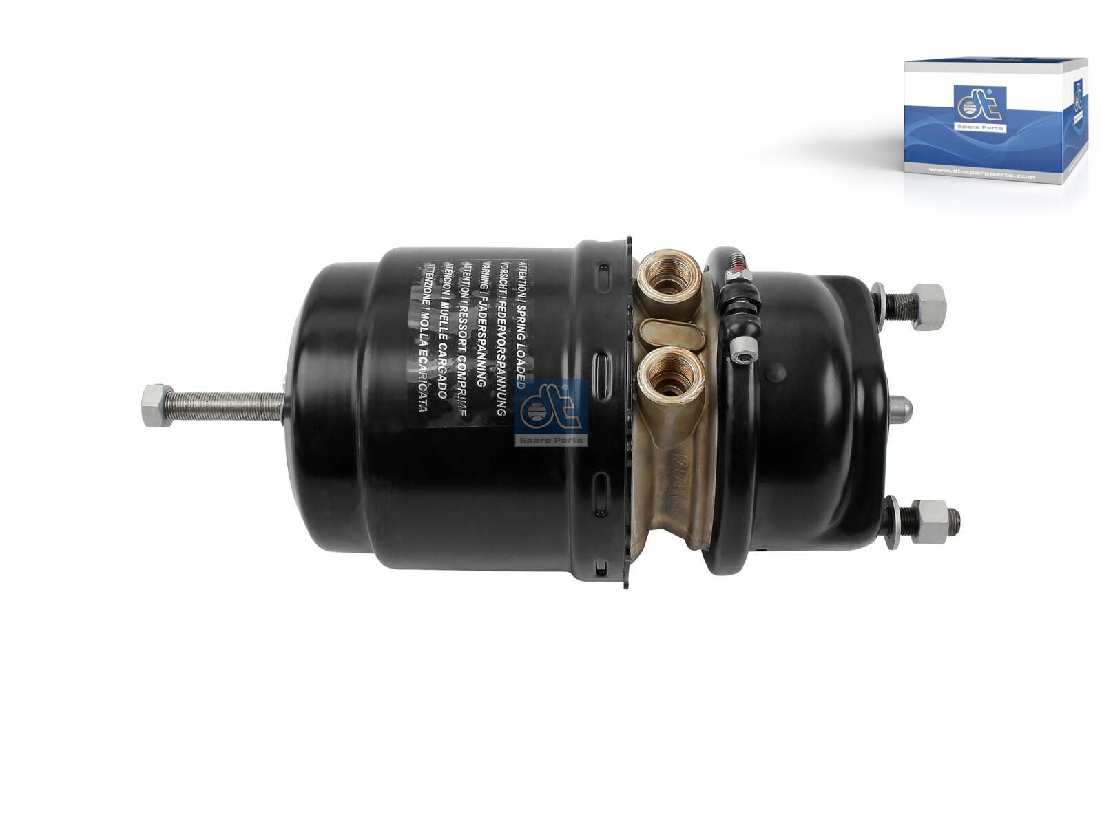 DT Spare Parts 3.74076 Spring brake cylinder, right, M22 x 1,5, Ls: 74 mm