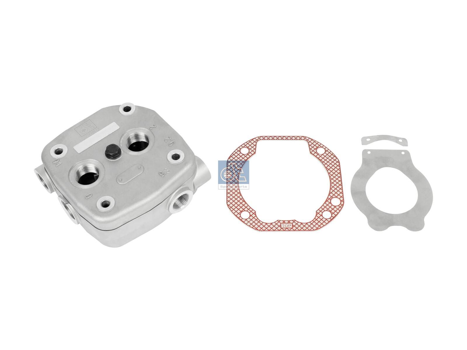 DT Spare Parts 3.75025 Cylinder head, compressor, complete, D: 100 mm