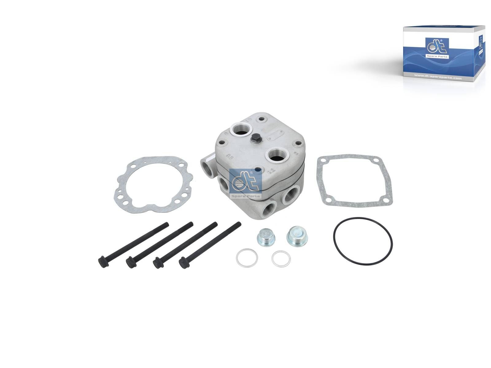 DT Spare Parts 3.75026 Cylinder head, compressor, complete, D: 100 mm