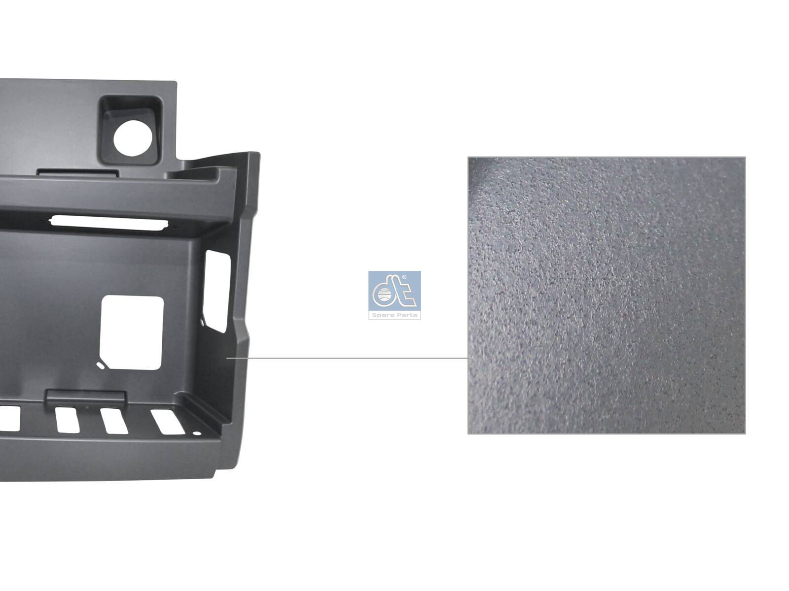 DT Spare Parts 3.79980 Step well case, right, grey