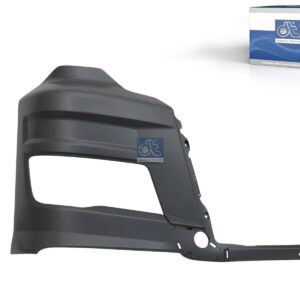 DT Spare Parts 3.79984 Bumper corner, right, grey