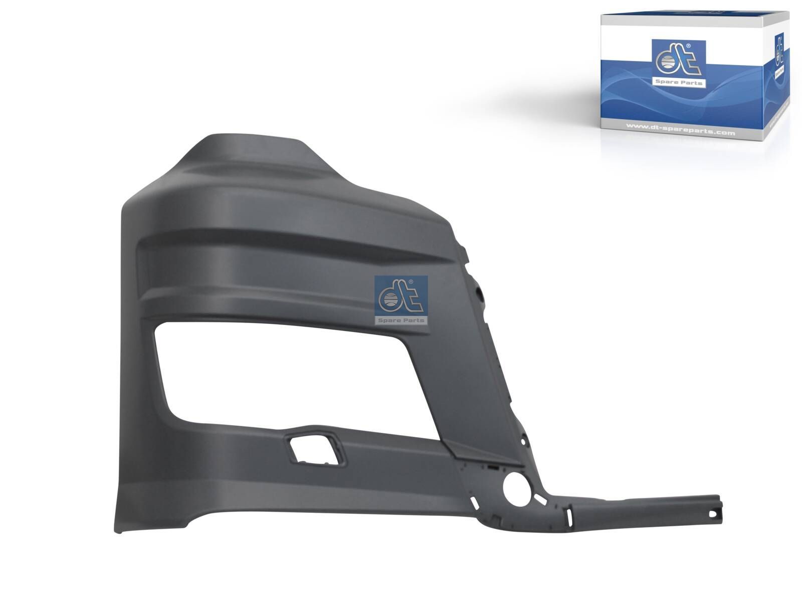 DT Spare Parts 3.79988 Bumper corner, right, grey