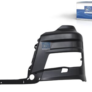 DT Spare Parts 3.79989 Bumper corner, left, grey