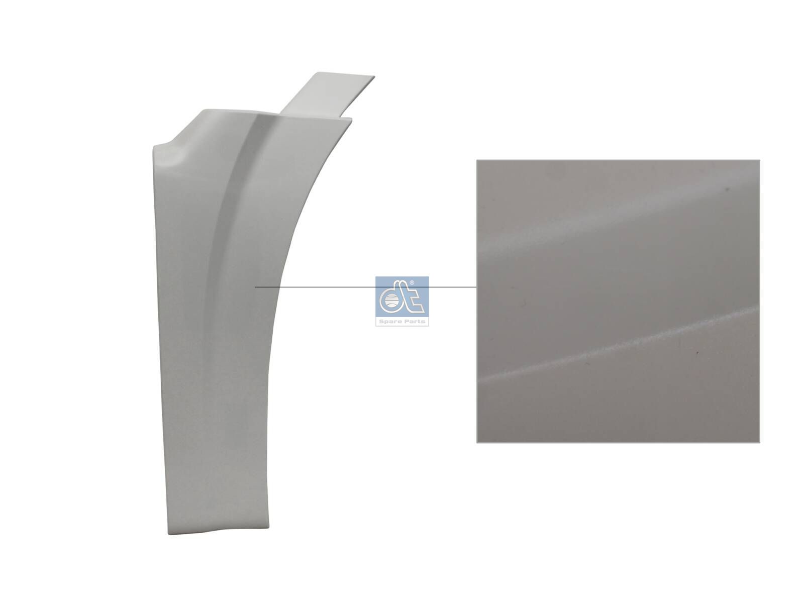 DT Spare Parts 3.80357 Fender trim plate, right