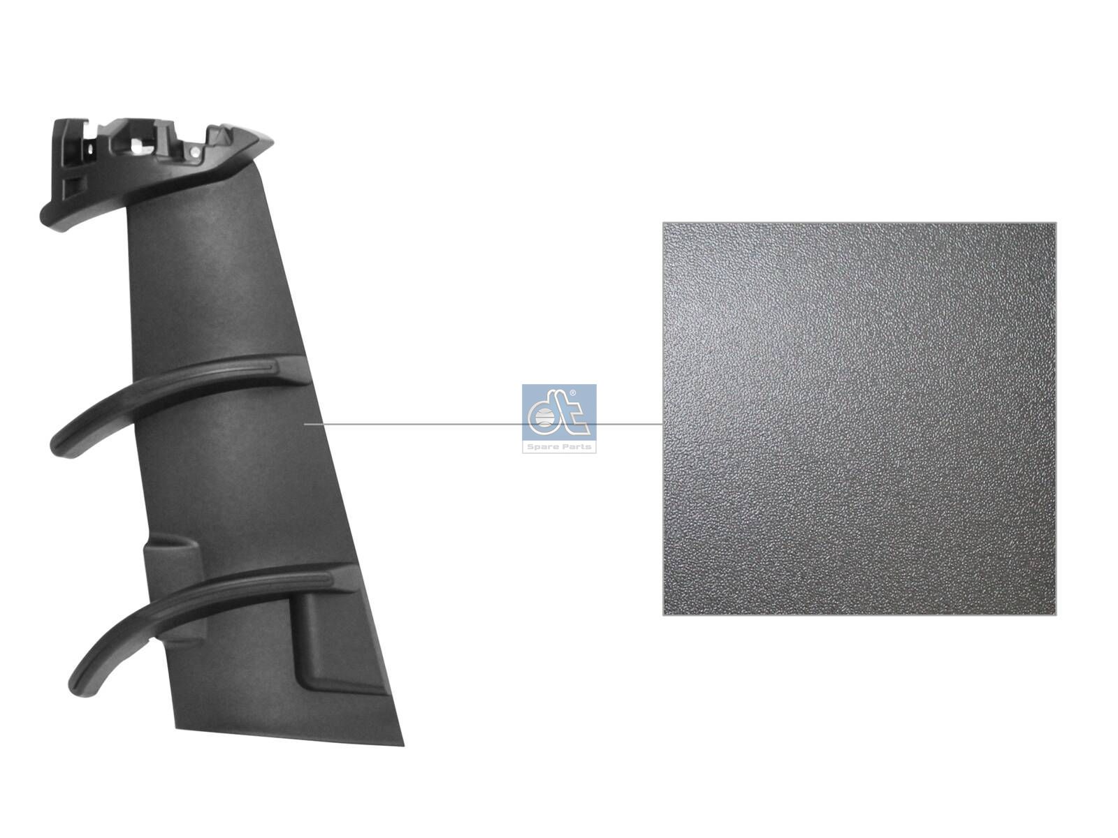 DT Spare Parts 3.80523 Air deflector, right