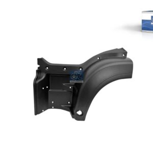 DT Spare Parts 3.81015SP Step well case, left, not primed, black