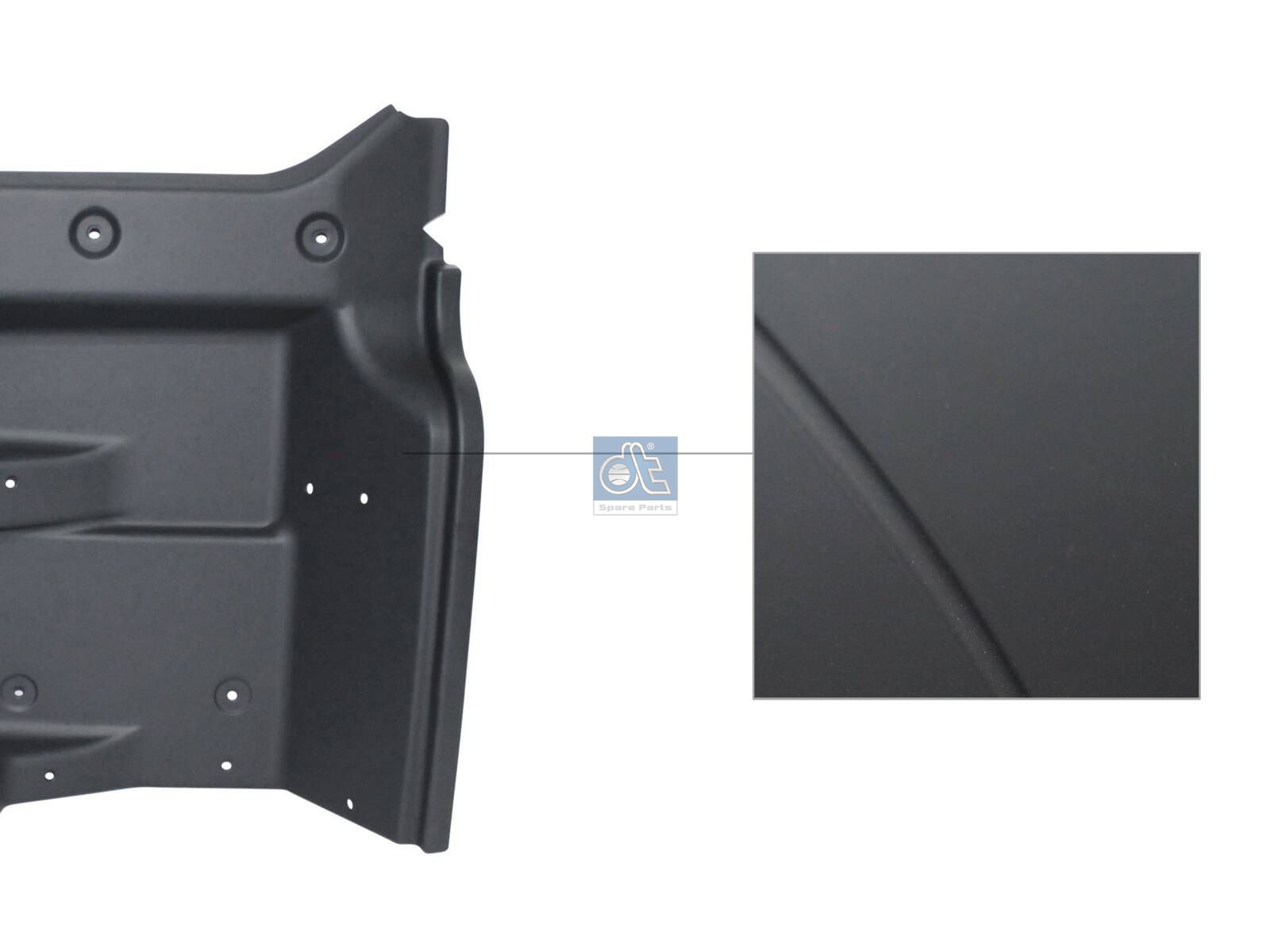DT Spare Parts 3.81127SP Step well case, right, without recess