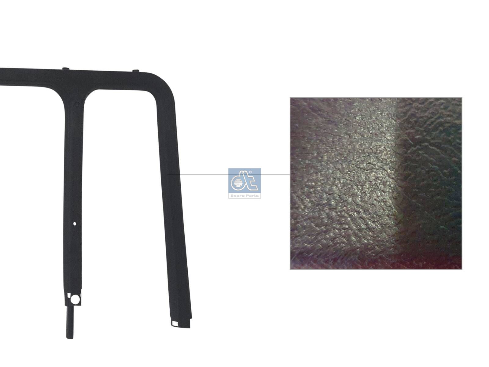 DT Spare Parts 3.81521 Window frame, left