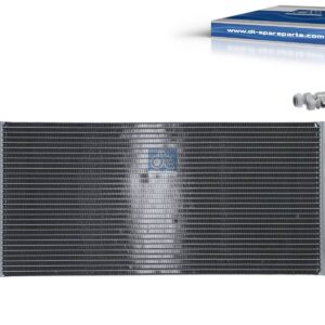 DT Spare Parts 3.82201 Condenser, L: 678 mm, L: 678 mm, W: 305 mm, W: 305 mm, T: 16 mm, T: 16 mm