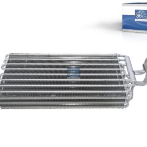 DT Spare Parts 3.82220 Evaporator, without expansion valve, L: 385 mm, W: 203 mm, T: 67 mm