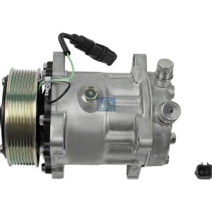 DT Spare Parts 3.82242 Compressor, air conditioning, oil filled, 24 V, 8 PK, DP: 119 mm, 8 grooves