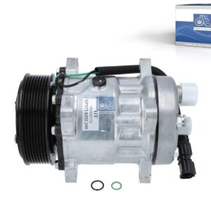 DT Spare Parts 3.82245 Compressor, air conditioning, oil filled, 24 V, 8 PK, DP: 119 mm, 8 grooves