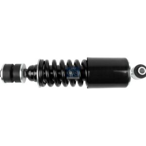 DT Spare Parts 3.83001 Cabin shock absorber, D: 45 mm, b: 14 mm, M12 x 1,5, Lmin: 216 mm, Lmax: 313 mm