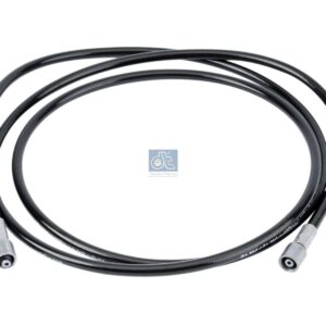 DT Spare Parts 3.84051 Hose line, cabin tilt, D: 8.3 mm, M12 x 1,5, M12 x 1,5, L: 2050 mm, L1: 2050 mm, 400 bar
