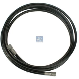 DT Spare Parts 3.84053 Hose line, cabin tilt, D: 8.3 mm, M12 x 1,5, M12 x 1,5, L: 3000 mm, L1: 3000 mm, 400 bar