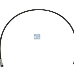 DT Spare Parts 3.84057 Hose line, cabin tilt, D: 8.3 mm, M12 x 1,5, M12 x 1,5, L: 1050 mm, L1: 1050 mm, 400 bar