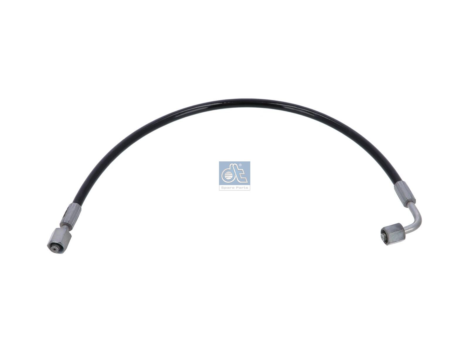 DT Spare Parts 3.84074 Hose line, cabin tilt, D: 9 mm, M12 x 1,5, M12 x 1,5, L: 480 mm, L1: 484 mm, 362 bar