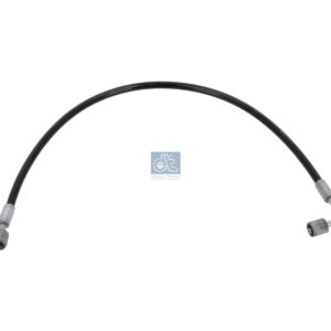 DT Spare Parts 3.84077 Hose line, cabin tilt, D: 9 mm, M12 x 1,5, M12 x 1,5, L: 570 mm, L1: 565 mm, 362 bar