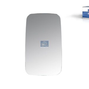 DT Spare Parts 3.86112 Mirror glass, main mirror, heated, R: 1200 mm, L: 410 mm, W: 186 mm