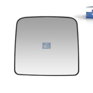 DT Spare Parts 3.86114 Mirror glass, wide view mirror, left, heated, R: 300 mm